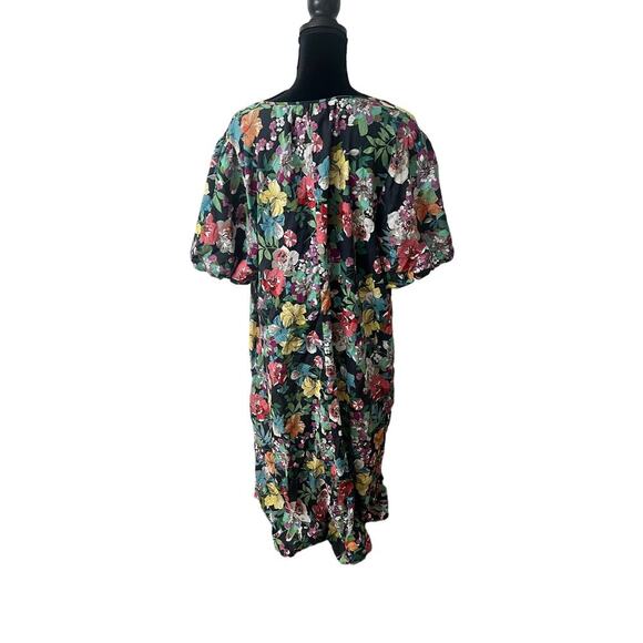 ZAHAVA TIE NECK MIDI DRESS - XL - Picture 6 of 7